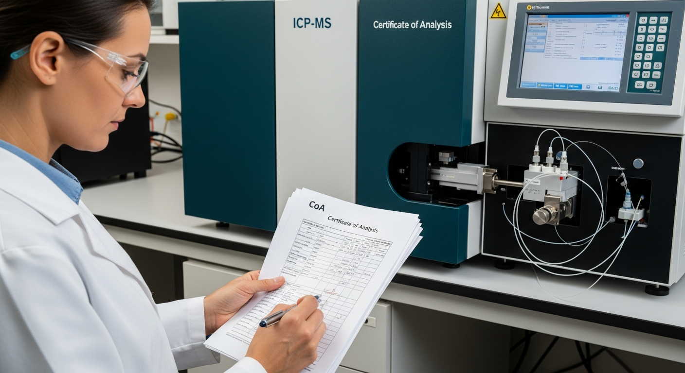 Peptide COA Verification and ICP-MS Testing for Lab Compliance