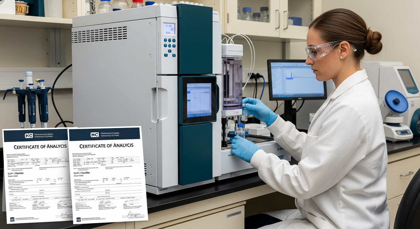 RUO GLP-1 Peptide Lab Compliance and COA Testing