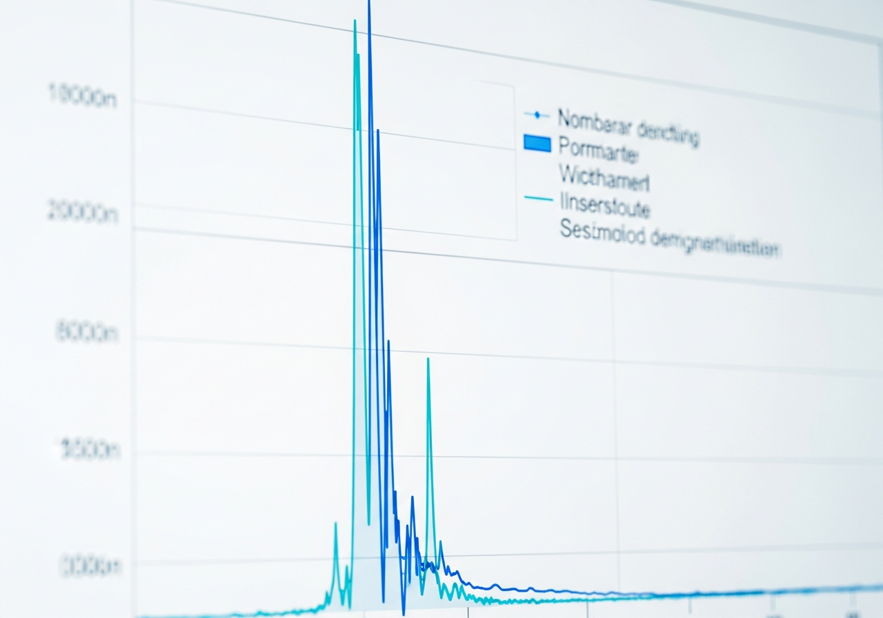 HPLC chromatogram peak analysis for peptide purity